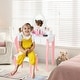 preview thumbnail 5 of 16, Gymax Kids Vanity Princess Makeup Dressing Table Stool Set W/ Mirror - See Details