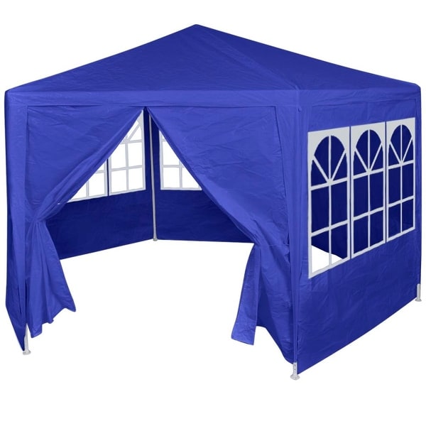 Gazebo Marquee Party Tent Waterproof Garden Outdoor Canopy 3x3m no Slide Wall 