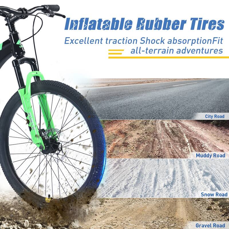 Mountain Bike,24 Inch MTB for Boys and Girls Age 9-12 Years
