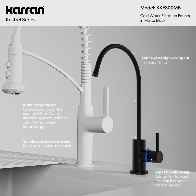 Karran Kestrel Single Handle Beverage Faucet