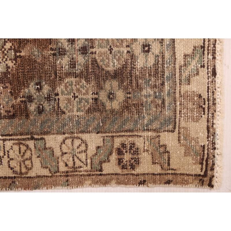 ECARPETGALLERY Hand-knotted Antalya Vintage Beige Wool Rug - 3'5 x 4'9