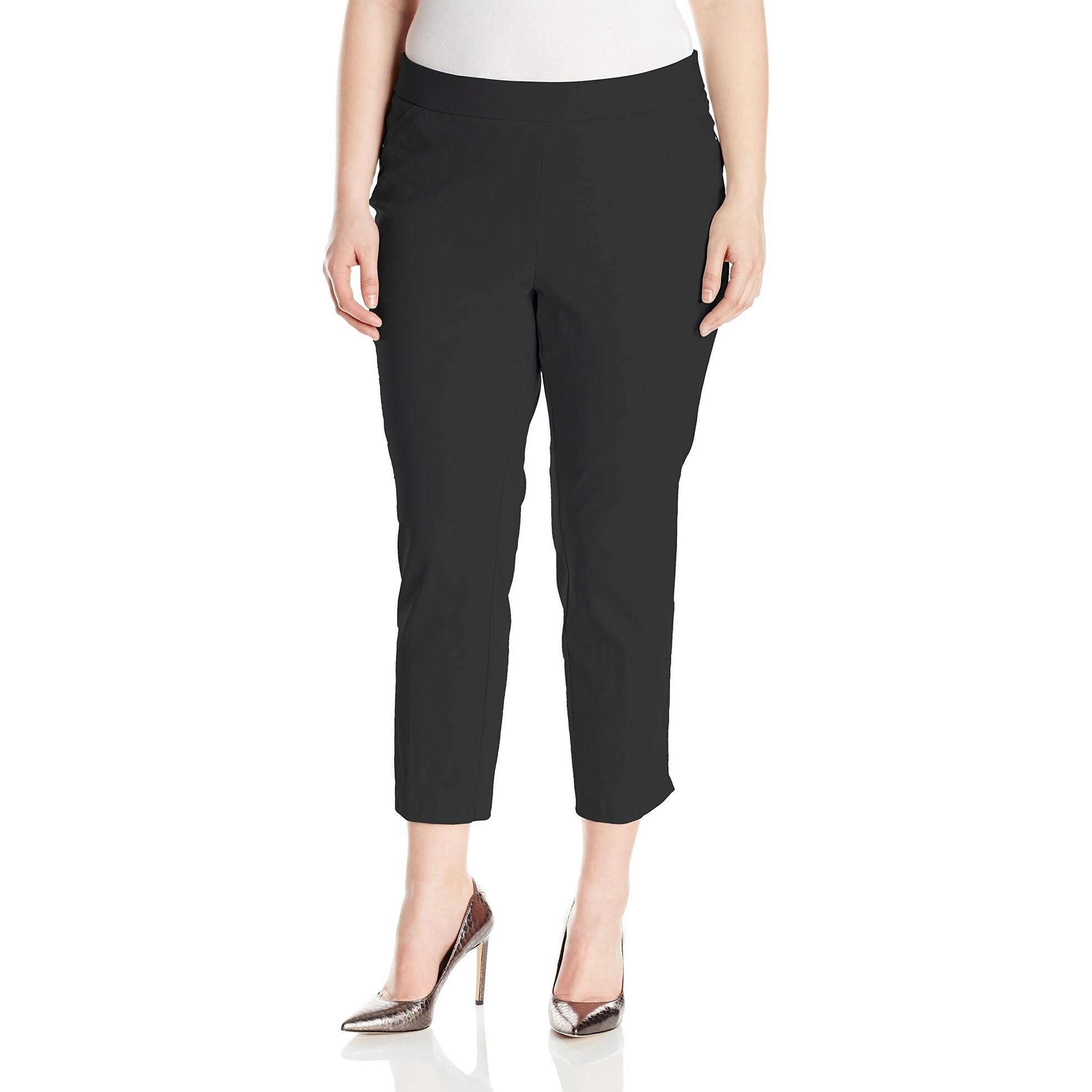 Black pull on capris Clearance