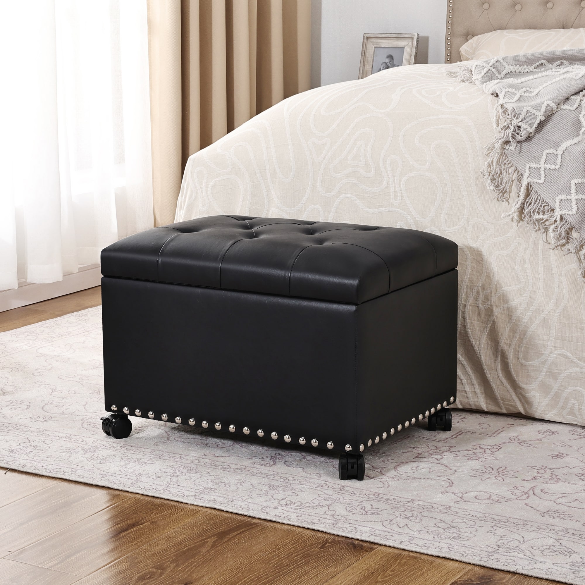 Option Black-faux-leather-with-casters