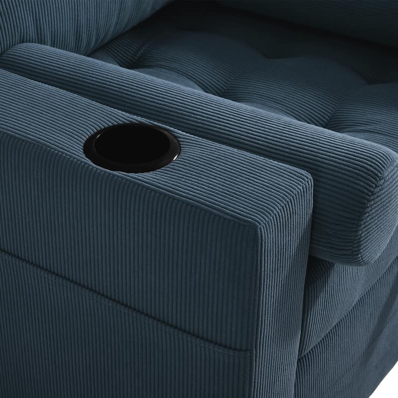 3-in-1 Adjustable Sleeper Sofa Bed Convertible Chair for Living Room