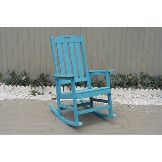 Rocking Chair Navy Blue Color, Suitable For All Seasons: Outdoor Lounge ...