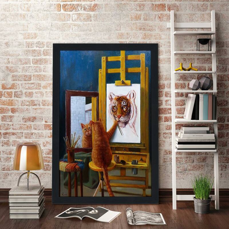 "Norman Catwell" by Lucia Heffernan Print on Acrylic