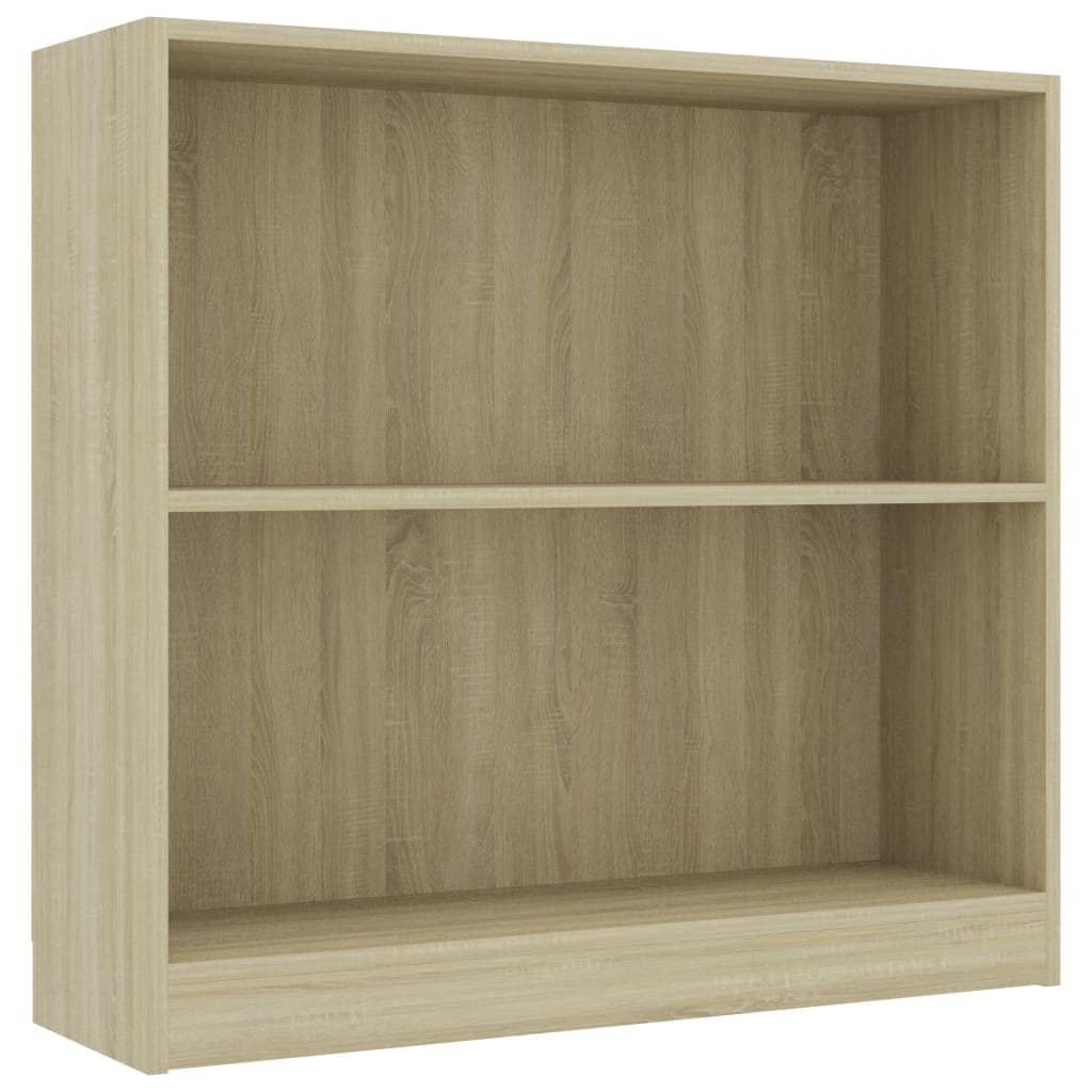 vidaXL Bookshelf Sonoma Oak 31.5"x9.4"x29.5" Chipboard