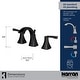 preview thumbnail 20 of 20, Karran Randburg KBF524 2-Handle Three Hole Widespread Bathroom Faucet with Matching Pop-up Drain