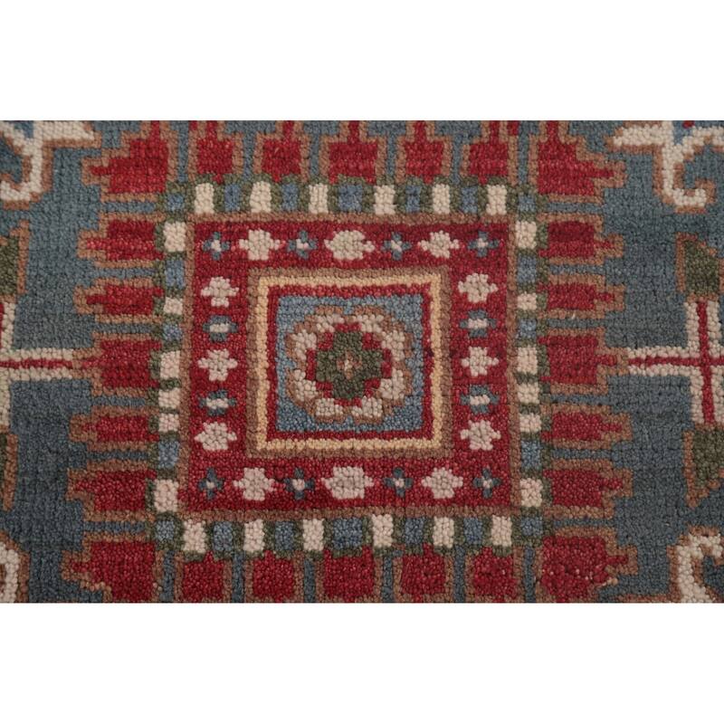 Oushak Area Rug Hand-Knotted Floral Wool Carpet - 8'0"x 9'10"