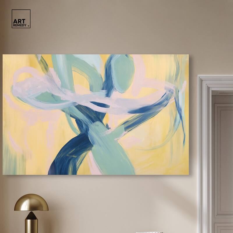 Entangled Embrace II Canvas by Art Remedy, Gallery Wrapped