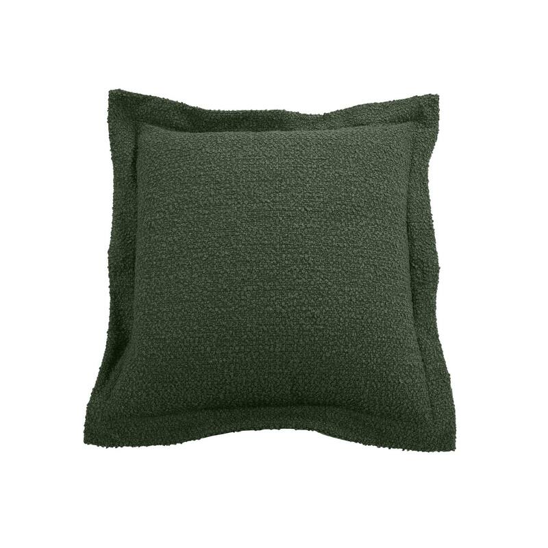 Allan Andrews Scroll Puff Ottoman with Titanium Frame & Cover, Barbet Collection