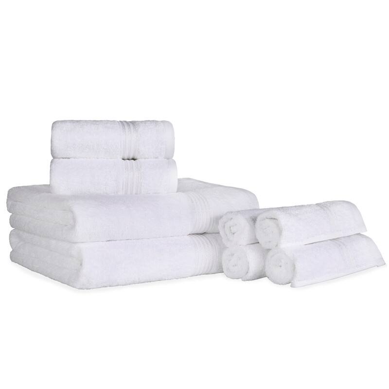 Blue Nile Mills Ibiza Egyptian Cotton 8 Piece Towel Set