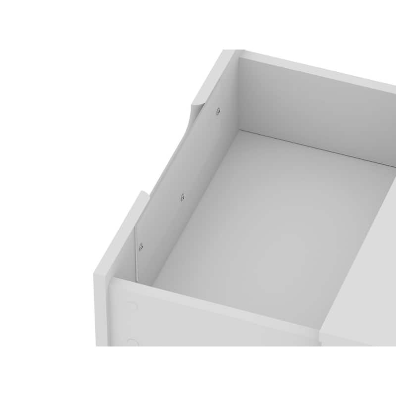 Manhattan Comfort Rockefeller 20" Nightstand (2-Drawer)