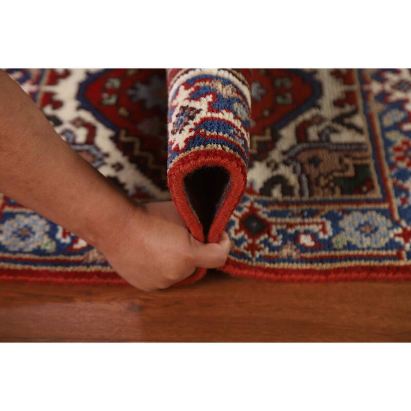 Heriz Serapi Rug Hand-Knotted Oriental Wool Carpet - 2'0"x 3'0"