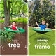 preview thumbnail 24 of 27, gobaplay Round Tree Swing, 39" Platform Saucer (Swingset Frame Not Included)