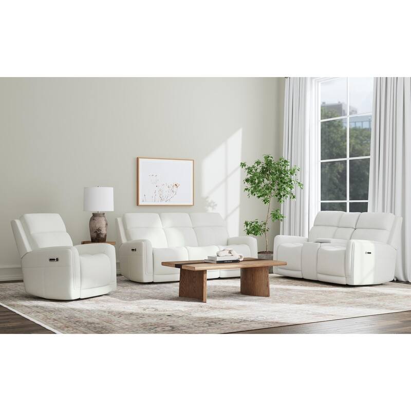 Alister Power Gliding Sofa with Power Headrests & Lumbar by Flexsteel