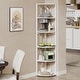 preview thumbnail 2 of 21, 67" Tall Corner Shelf, Corner Bookshelf Bookcase Standing Shelving Unit