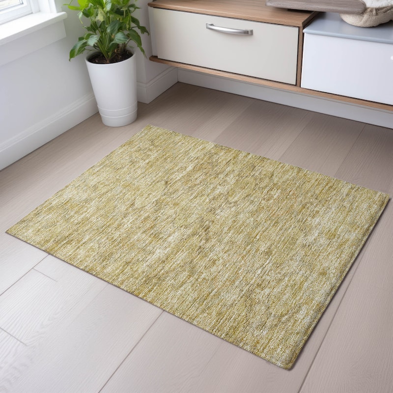Premium Washable Super Soft Vintage Farmhouse Mayfield Rug - Wheat - 1'8" x 2'6"