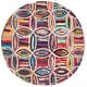 preview thumbnail 7 of 14, SAFAVIEH Handmade Nantucket Balda Contemporary Cotton Rug 4' Round - Multi - Round