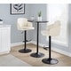 preview thumbnail 54 of 53, Porch & Den Dahlia Adjustable Bar Stool with Rounded T Footrest (Set of 2)