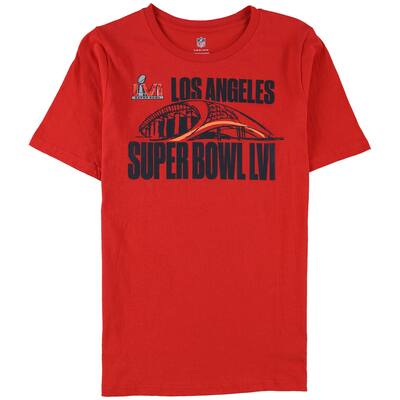 G-III Sports Boys Super Bowl LVI Graphic T-Shirt,, Red, L