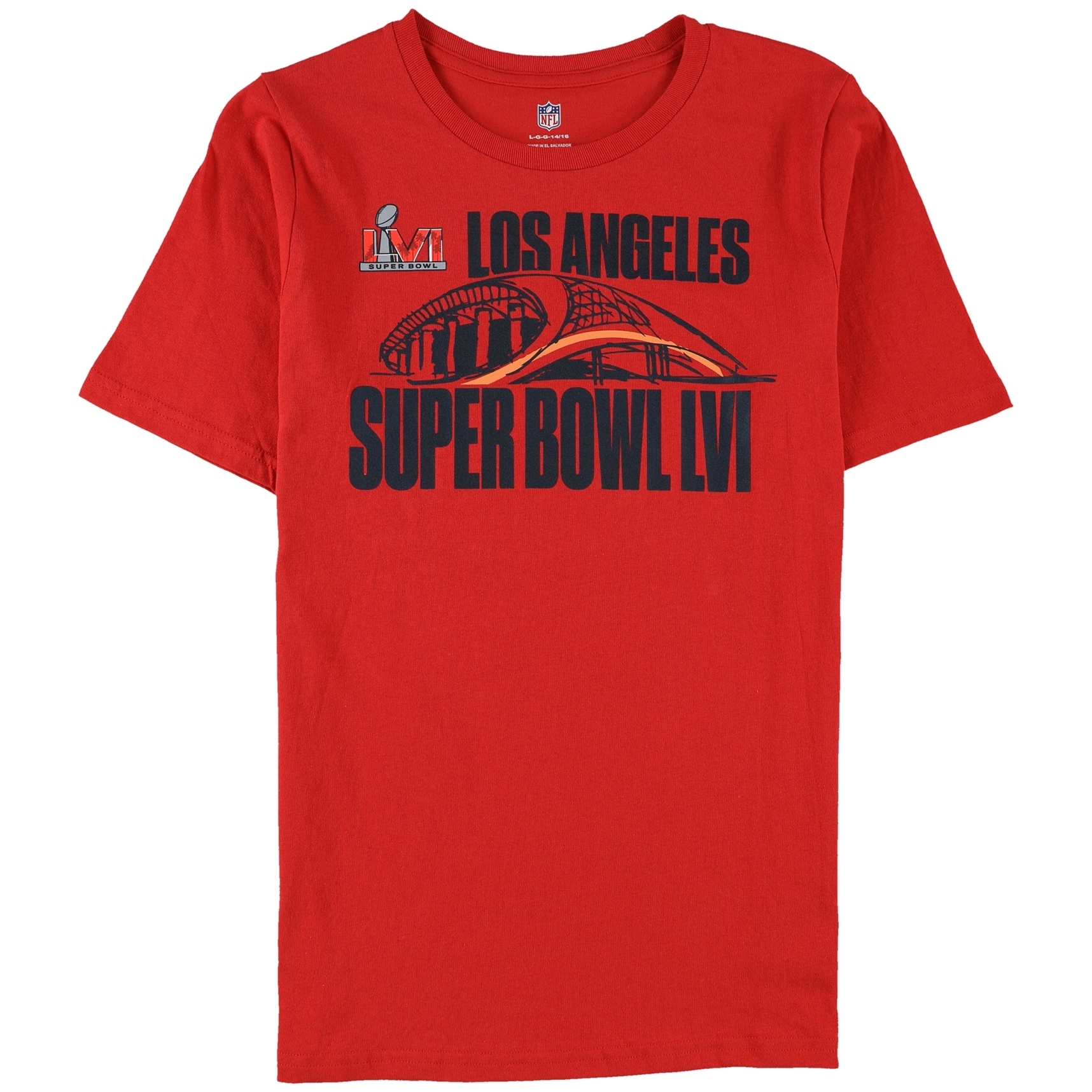 G-III Sports Boys Super Bowl LVI Graphic T-Shirt,, Red, L