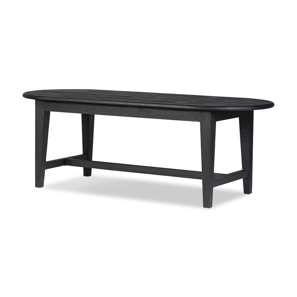 Caine Dining Table 87"-Black Pine - 86.5W x 35.5D x 30H