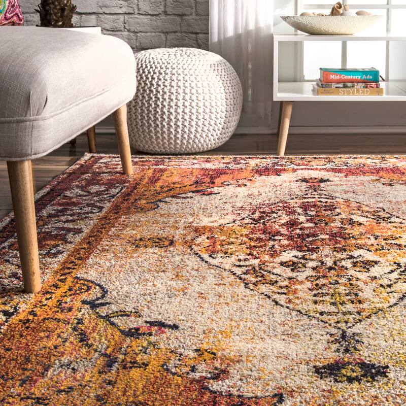 Nuloom Vintage Medallion Veronica Area Rug