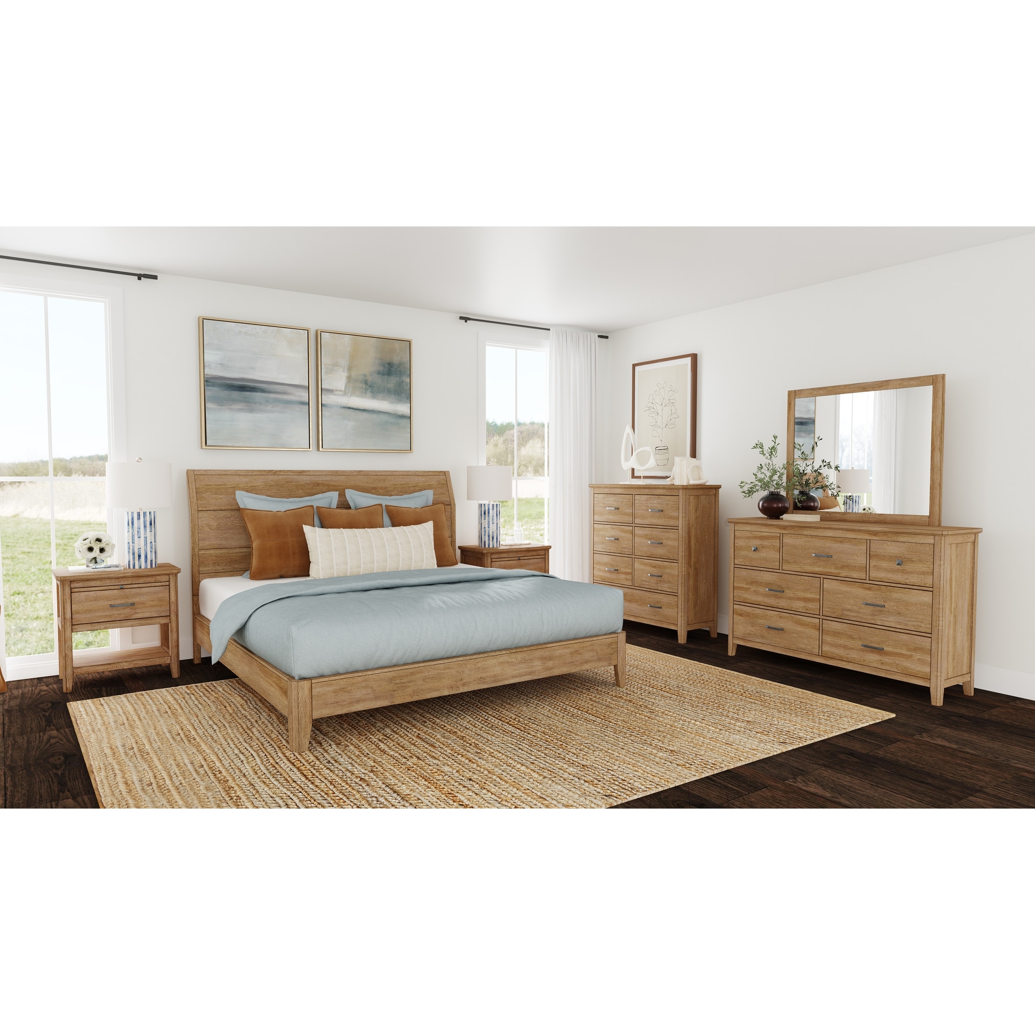 Simply Solid Kerria 6pc Bedroom Set