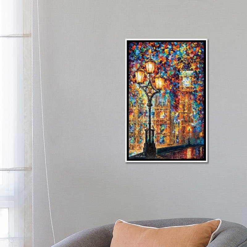 iCanvas "London's Dreams" by Leonid Afremov Framed Canvas Print