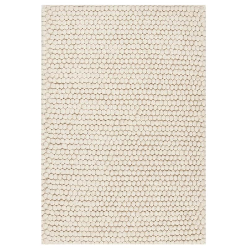 SAFAVIEH Handmade Natura Gonnie Wool Rug - 2'3" x 4' - Ivory