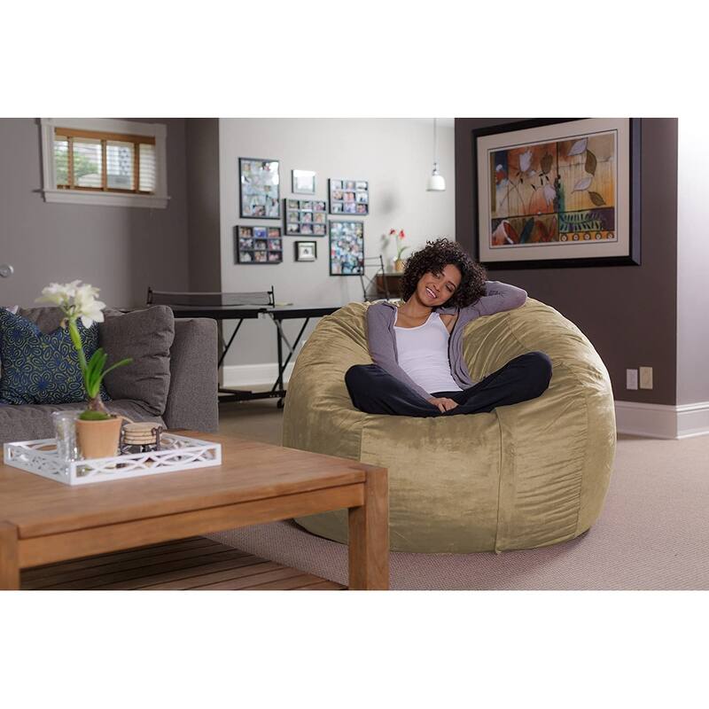 5-foot Bean Bag Chair Large Memory Foam Bean Bag