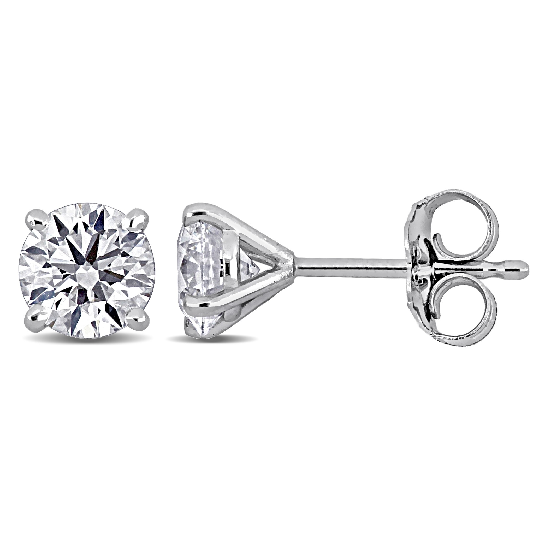 Miadora 1ct TDW Lab-Grown Diamond Stud Earrings 14k White Gold