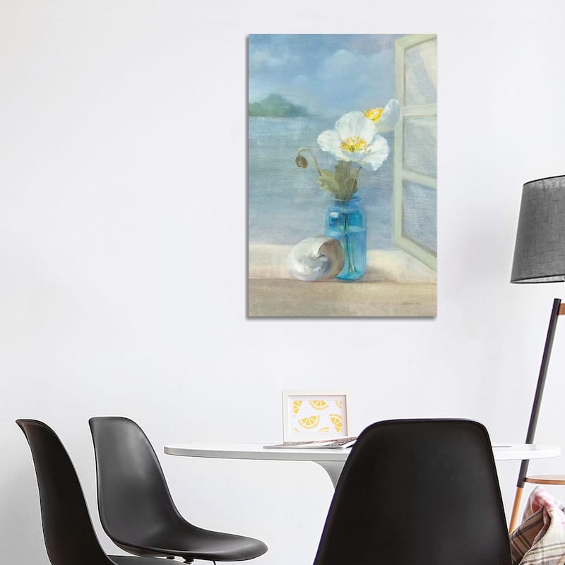 iCanvas "Coastal Floral II" by Danhui Nai Canvas Print