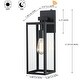 preview thumbnail 39 of 50, 2-pack 13" H 1-Light Black Outdoor wall Lantern(Dusk to Dawn could be chosen)