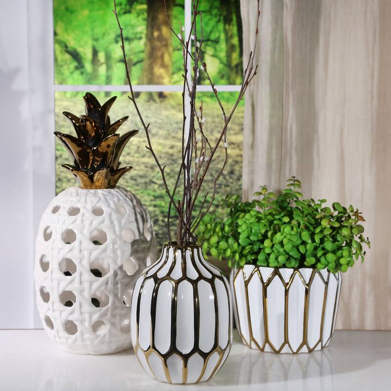 Sagebrook Home Elegant Ceramic Vase