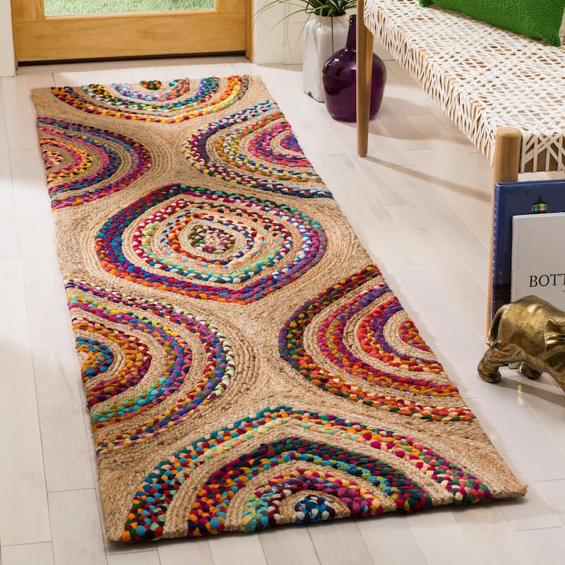 SAFAVIEH Handmade Cape Cod Pirkko Coastal Jute Rug