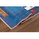 preview thumbnail 6 of 5, Kids Collection Discover the World Navy Area Rug