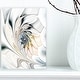 preview thumbnail 8 of 15, White Stained Glass Large Floral Wall Art Canvas 8 in. wide x 12 in. high