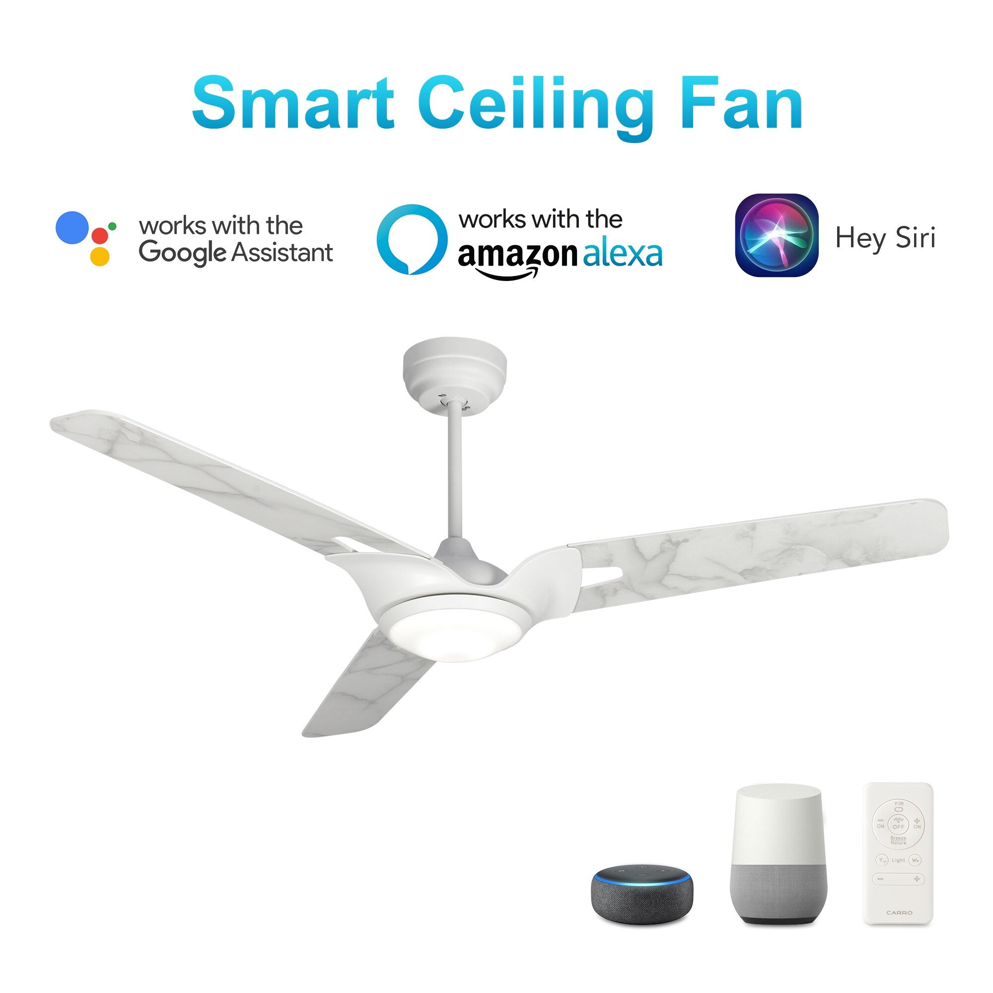 google assistant ceiling fan