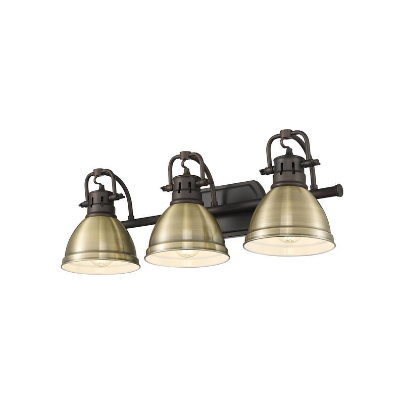 Golden Lighting 3602-BA3-RBZ Duncan 3 Light 25" Wide Vanity Light