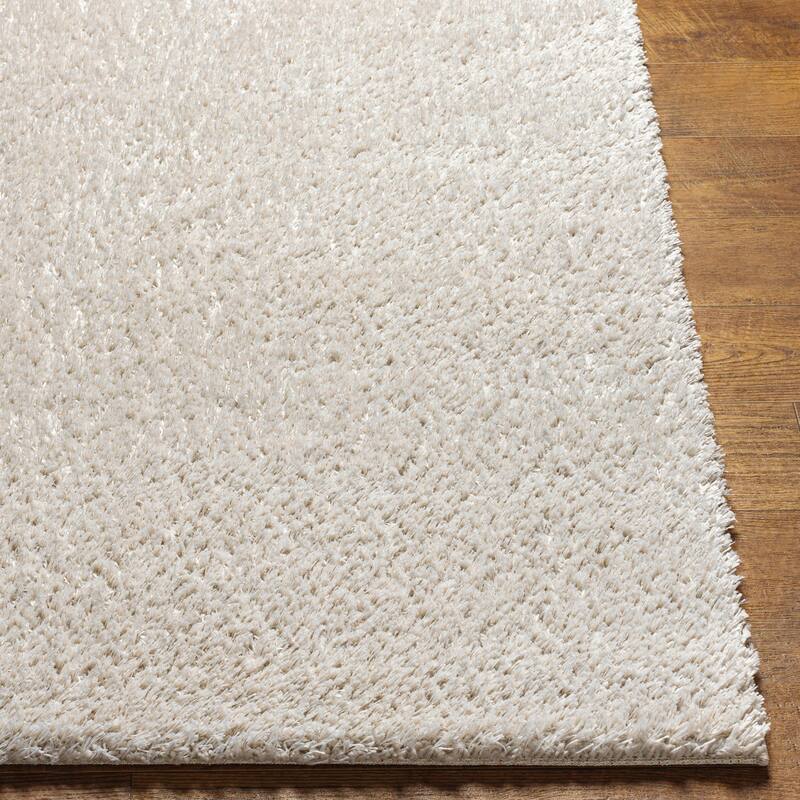 Livabliss Cloudy Heathered Solid Plush Area Rug