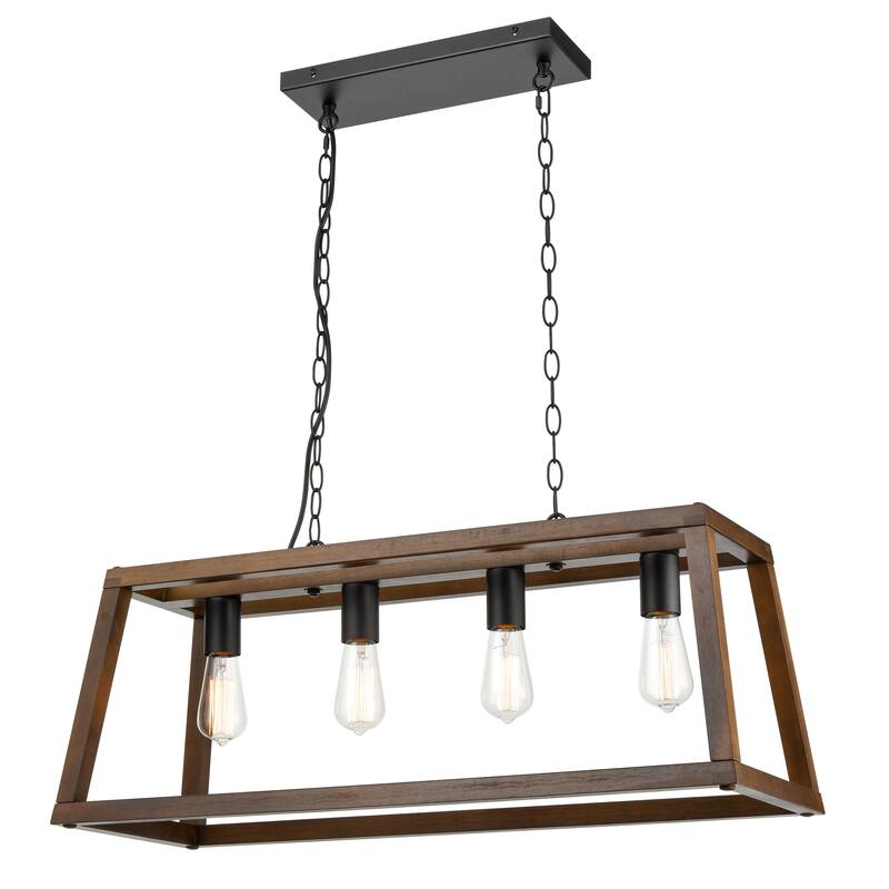 Light Society Bristol Wood Pendant Lamp