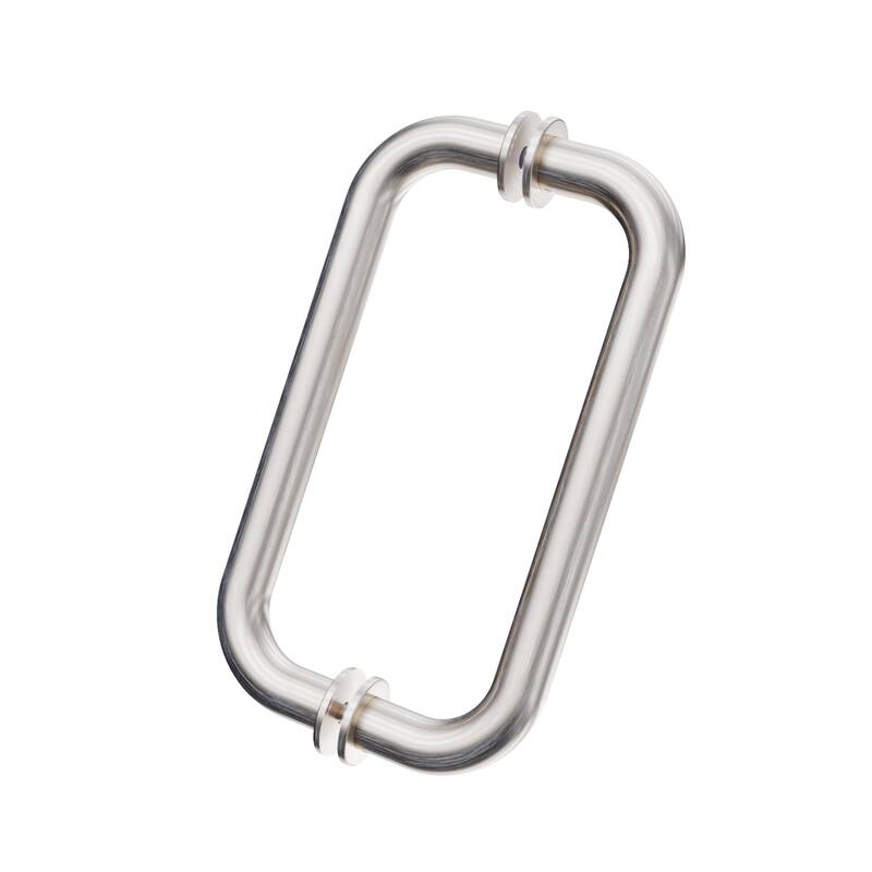 Elegant Back to Back Stainless Steel Shower Glass Door Pull Handle