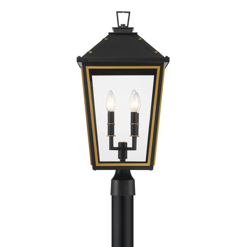 Crystorama Lighting Group HAW-609 Hawkins 4 Light 25" Tall Post Light