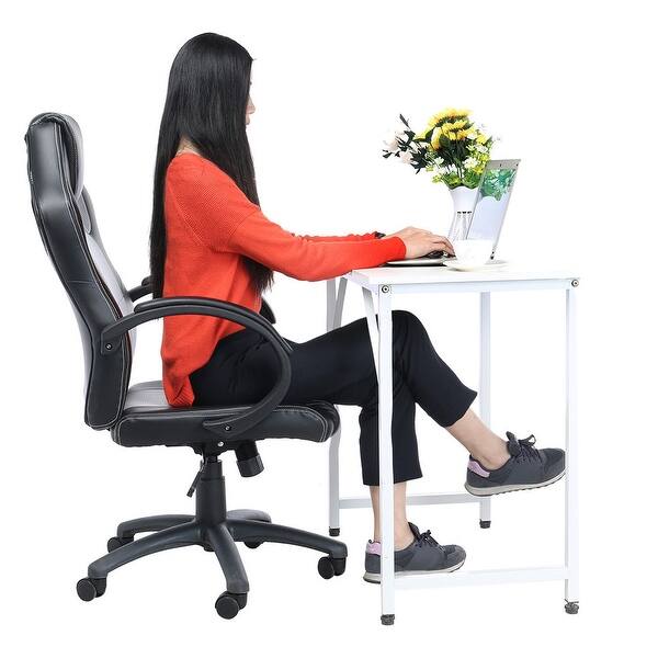 Gaming Chair High Back Computer Chair Leather Modern Style Office Chairs Black 20x20x45 Inch Overstock 32090860