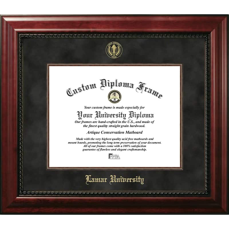 Lamar University 14w x 11h Executive Diploma Frame