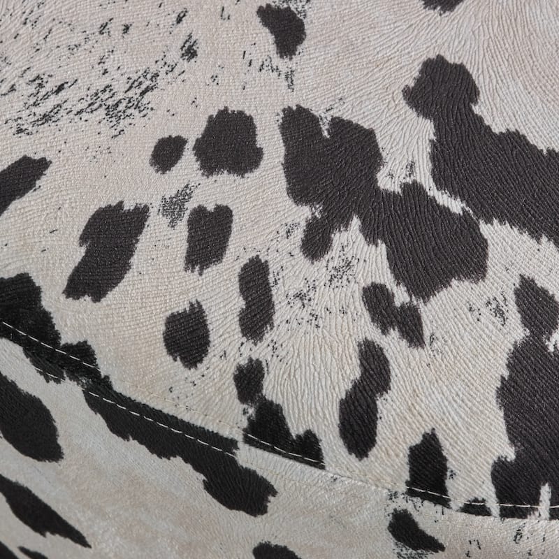 Bessie Fabric Cow Ottoman by Christopher Knight Home