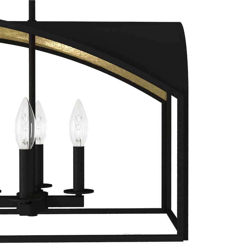 Hunter Dukestown 8-Light Linear Chandelier - Dining Room - Contemporary, Transitional, Showstopper!