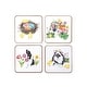 preview thumbnail 1 of 3, Easter Garden Coasters Set of 4 - Set of 4